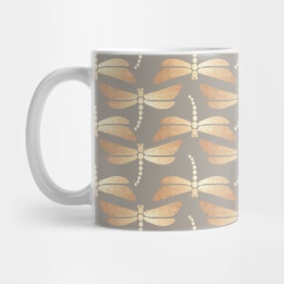 Golden Ornamental Dragonflies Mug